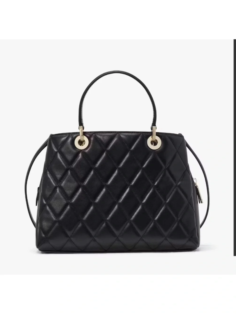 kate spade structured quilted